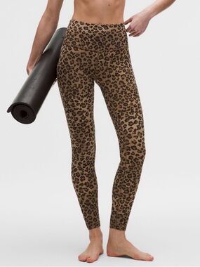 Lululemon Align High Rise Pant 28” True Leopard Multi size 4 NWT